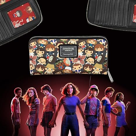 NETFLIXストレンジャーシングス ラウンジフライ スマホも入るウォレット財布 NETFLIXストレンジャーシングス ラウンジフライ スマホも入る